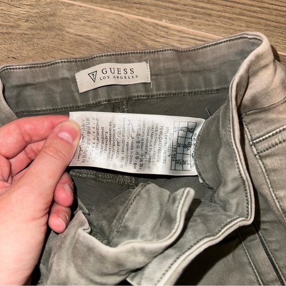Guess Olive Green Jeans - Picture 7 of 7